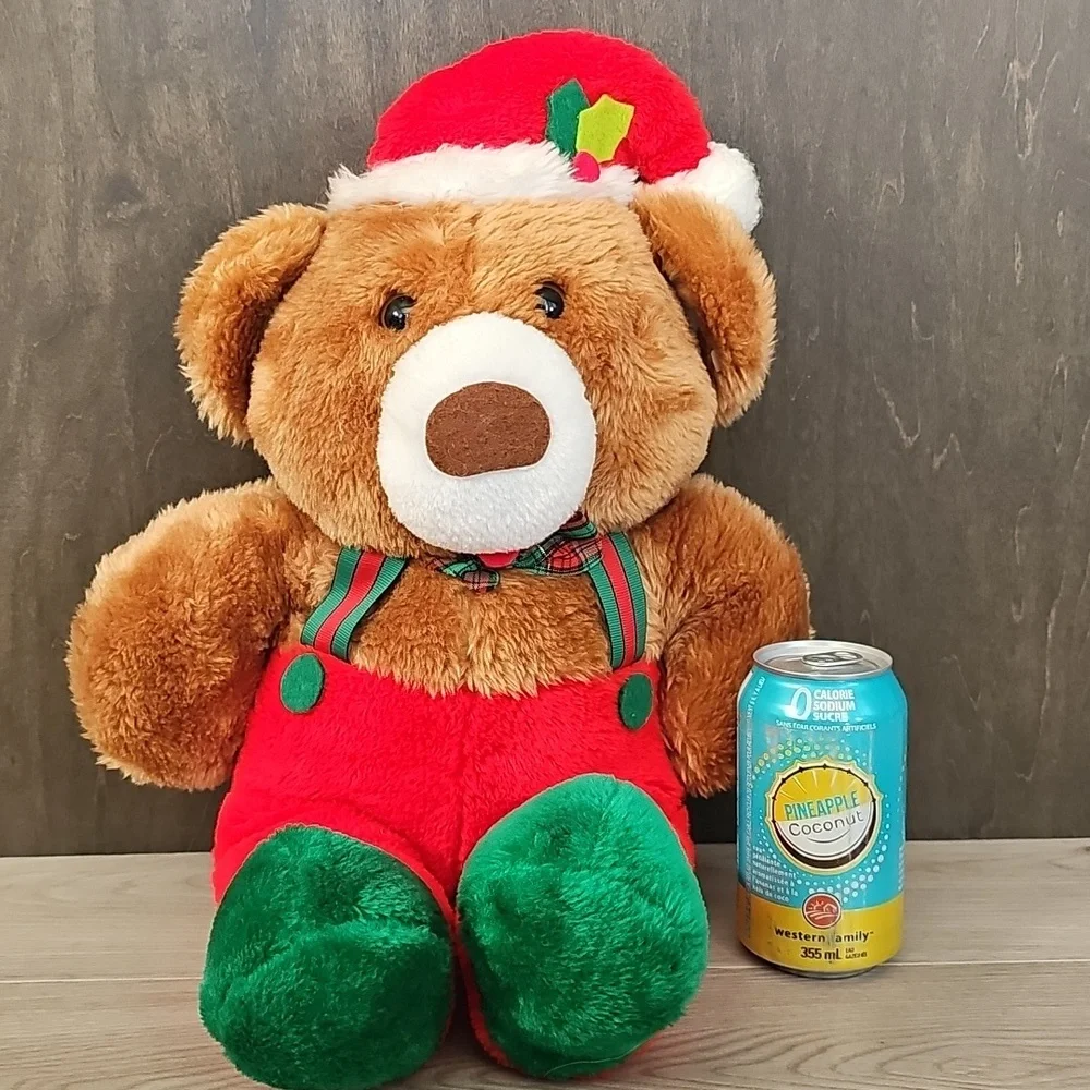 Vintage Sears Christmas Theodore Teddy Bear Plush, Large 14" High - Picture 6 of 10